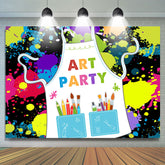 Toile de fond colorée de fête d'anniversaire d'art de graffiti pour le garçon